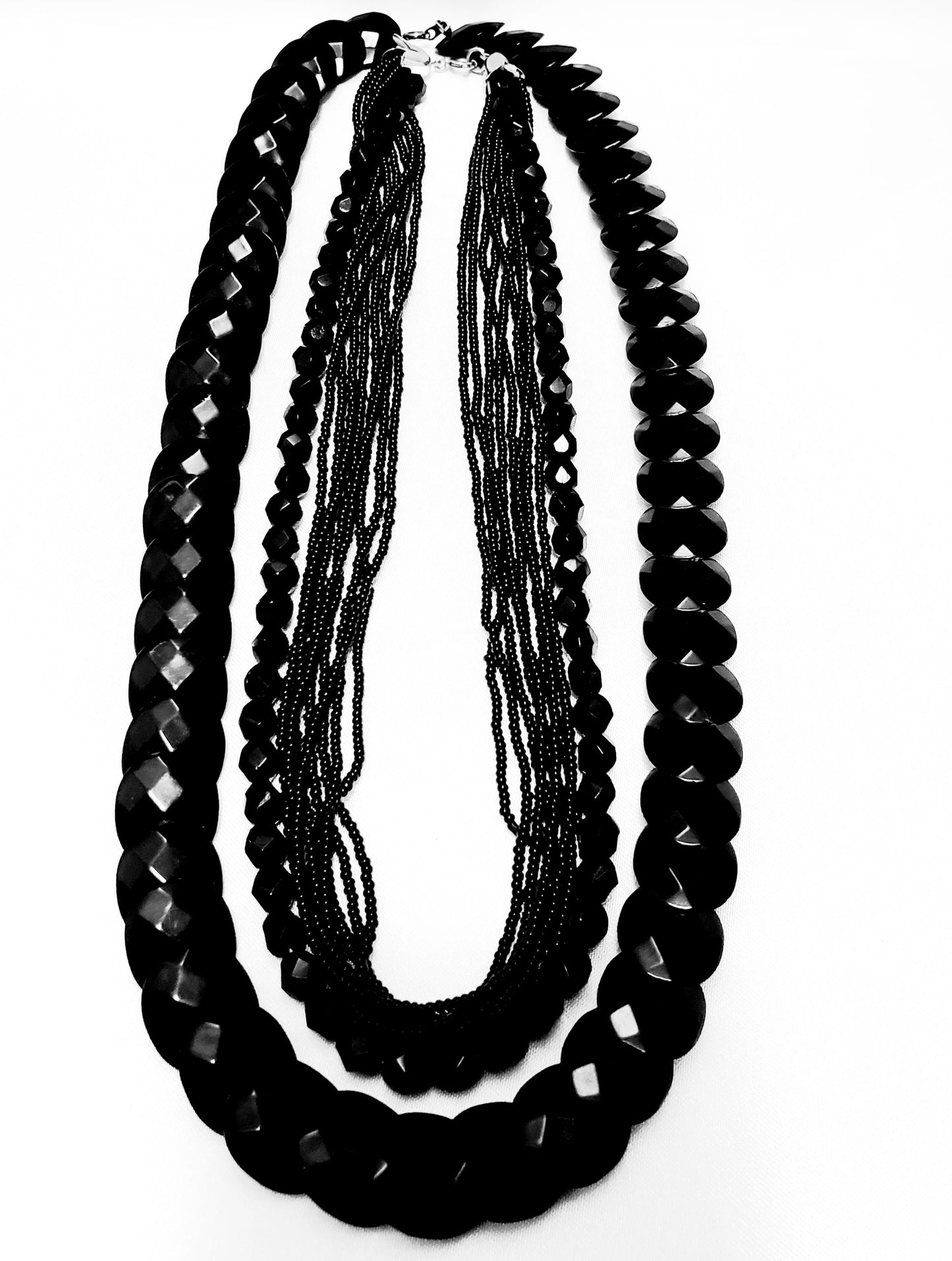 Collier perle noir